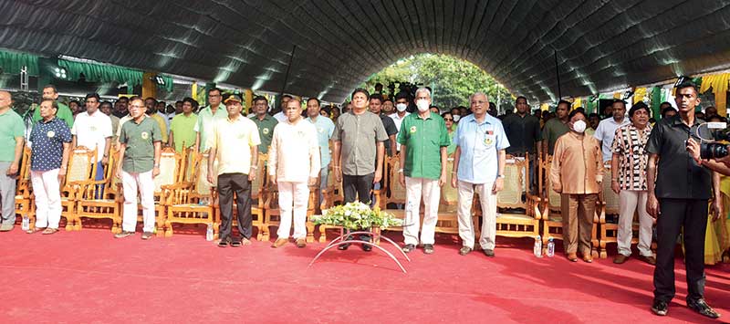 නිවට බියගුළු බලවේග කුමන්ත්‍රණය කළත් සමගි ජනබලවේගය විනාශ කිරීමට කිසිම ජගතෙකුට බෑ