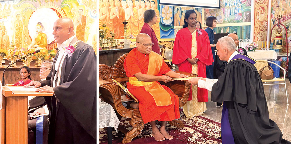 ථෙරවාදී බුදුදහම හදාරා සිංගප්පූරු ජාතිකයෝ සියක්දෙනා ඩිප්ලෝමා සහ උපාධි ලබති