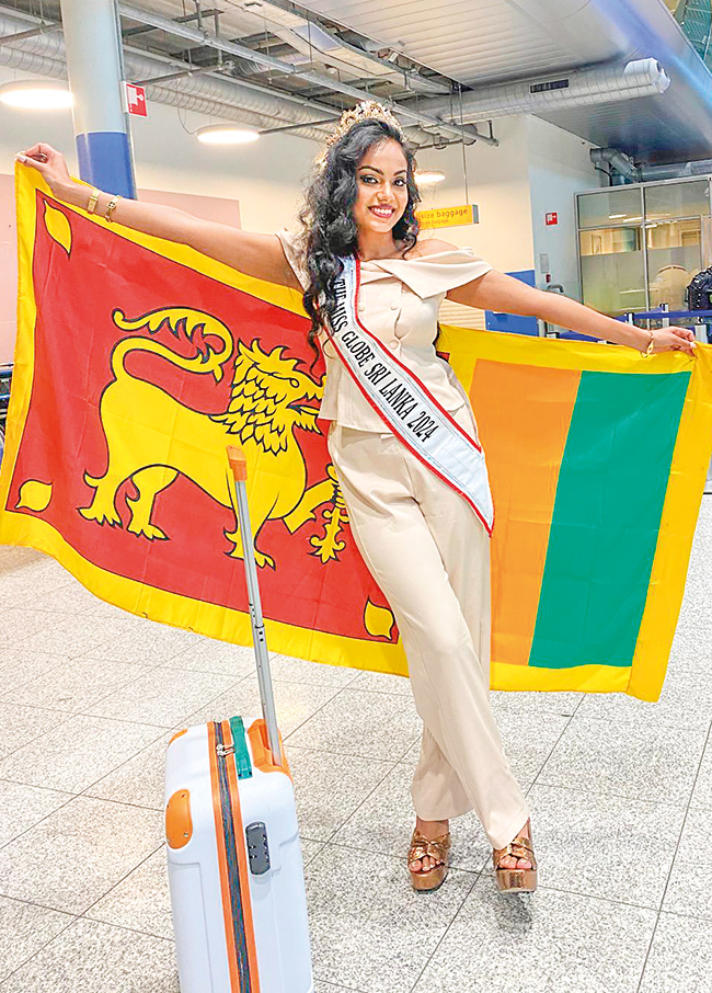 මිස් ග්ලෝබ් ඉන්ටර්නැෂනල් අවසන් වටයට ශ්‍රී ලංකාවේ වෙනුලි
