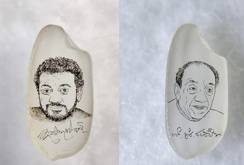රටට විනිමය ගේන වී ඇටේ සිතුවම්