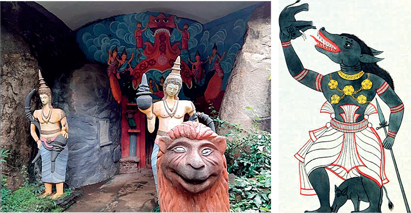 රාවණා දැහැණින් වැඩගත් අවුඩංගාවේ ගුරුකම් හාමුදුරුවෝ