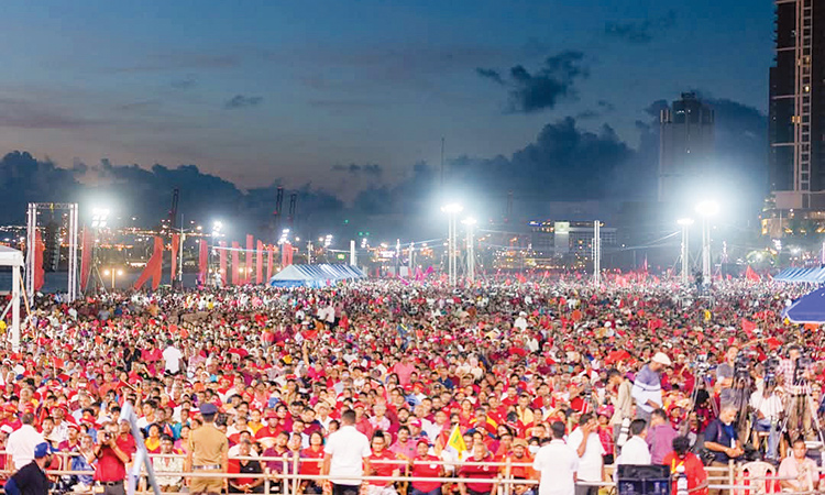 රට ගොඩගන්න විශ්වාසයේ බලයත් අප සතුයි - මාලිමාවේ මැයි රැලියේදී ජනපති කියයි