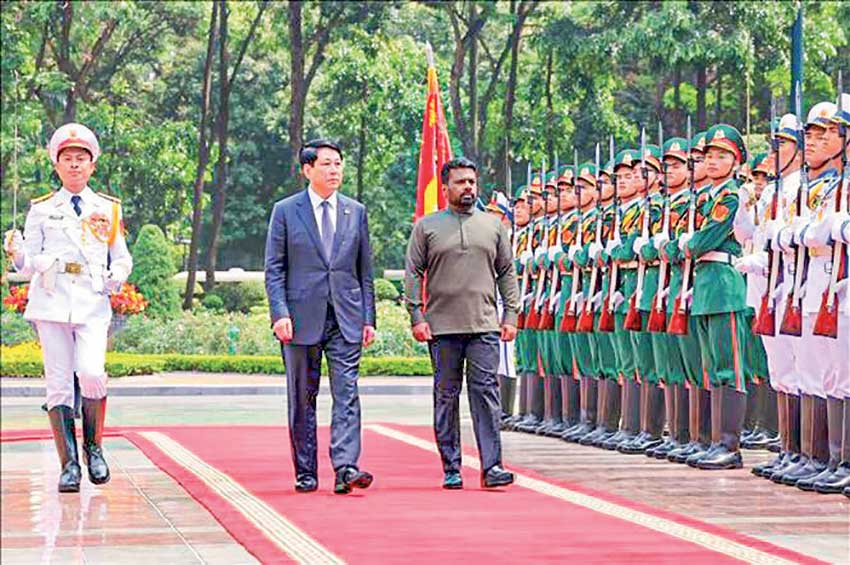 වියට්නාම ජනපති ඇතුළු රජයෙන් ජනපති අනුරට උණුසුම් පිළිගැනීමක්….