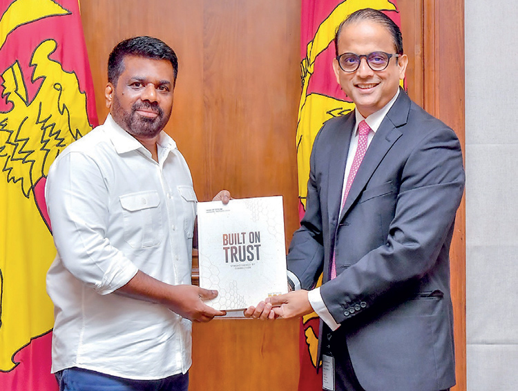 ලංකා බැංකුවේ සහ ජාතික ඉතිරි කිරීමේ බැංකුවේ වාර්ෂික වාර්තා ජනාධිපතිට….