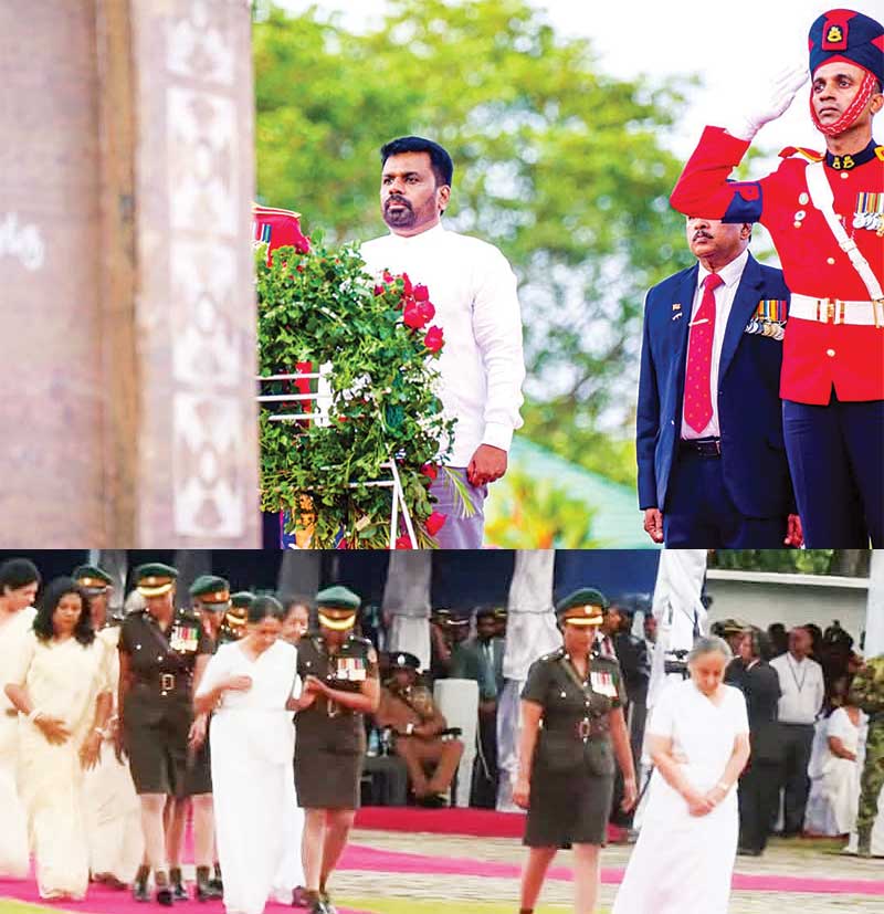රට වෙනුවෙන් ජීවිතයම කැප කළ රණවිරුවන්ට අප ණයගැතියි - ජනපති රණවිරු සැමරුම් උළෙලේදී කියයි