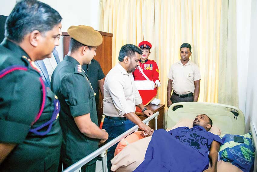 යළිත් කිසිදු දිනෙක හමුදා සෙබළෙකුට ආබාධිත තත්ත්වයක් ඇති වීමට ඉඩක් දෙන්නේ නැහැ